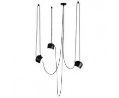 Flos set da 3 lampade a sospensione AIM SMALL NERE