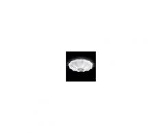 7432515927986Moon - Plafoniera Sogni di Cristallo Colore : bianco - Seleziona il numero di Luci : 6 - Dimensioni : Diametro 75 x Altezza 16 cm - In Vetro di Murano