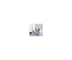 Flow Fusion Design Letto Singolo Square Bianco Con Contenitore