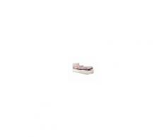 Stones Letto Singolo Francesca Bianco Con Contenitore
