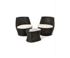 Mobili da balcone Grace (set 3 pezzi) (Nero) - bpc living