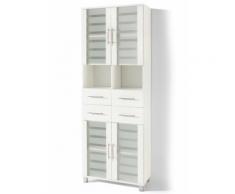 Armadietto per il bagno Ted largo (Bianco) - bpc living