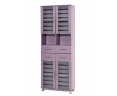 Armadietto per il bagno Ted largo (viola) - bpc living