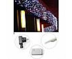 Tenda luminosa di natale a led natalizia luci per esterno addobbi natalizi 180 e 280 led