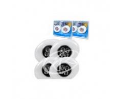 Grundig 4 punti luce grundig led a batteria per armadio lampada a pressione push campeggio pesca