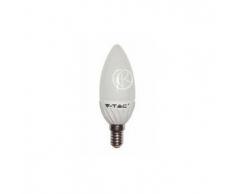 v tac Lampadina led smd candela e14 4w luce naturale 4500k bianca fredda 6000k calda 2700k