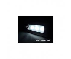 Applique faretto ad incasso per giardino 3 led 9w luce bianca da parete grande