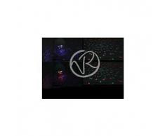 Lampadina led sfera rgb multicolore e27 6w 6 led rotante automatica 220v