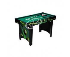 Dunlop Tavolo da biliardo carambola con piedi panno verde 2 stecche gioco bambino