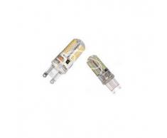 Lampadina 64 led smd 3014 g9 5w luce bianca 6000k calda 3000k 220v faretto