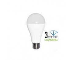 v tac Lampadina led e27 a60 9w dimmerabile luce bianca 6000k calda 2700k naturale 4500k