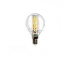 v tac Lampadina led filamento 4w e14 p45 sfera luce calda 2700k naturale 4500k bianca 6000k