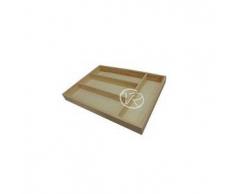 Portaposate in legno 4 posti forchette coltelli cucina decoupage