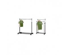 Stand appendiabiti attaccapanni appendi abiti negozio casa regolabile altezza 164 cm stender