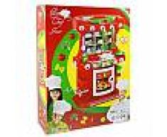 Cucina giocattolo bambine mestolo pentole posate padella tazzine 15 pz utensili