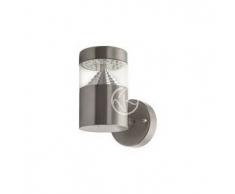 kanlux Applique a parete 32 led smd 3w in acciaio per giardino terrazzo lampada
