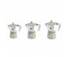 Caffettiera fango e bianco shabby chic moka 1 2 o 3 tazze macchina caffè espresso