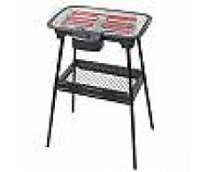 Barbecue elettrico 2000w base removibile da tavolo raccogli grasso e mensola