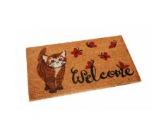 1x Zerbino in cocco: Gatto Welcome