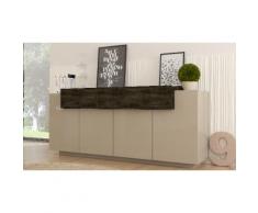 Credenza Asia 22151833: Sabbia/Quercia scuro