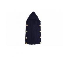 Coperta lavorata a maglia per bambini: Blu navy