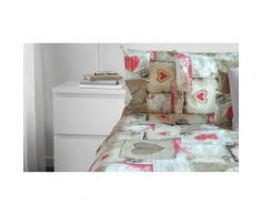 Biancheria letto Summer: Copriletto Matrimoniale / Cuori rossi