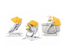 Culla Kinderkraft Unimo 5 in 1: Giallo