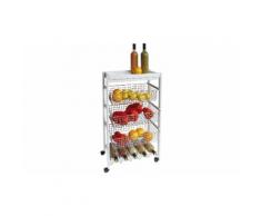 Carrello da cucina Artù: Bianco