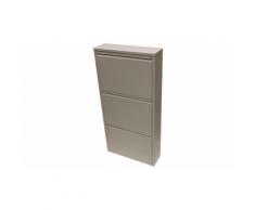 Scarpiera Magazin XL 4 ante: Grigio alluminio