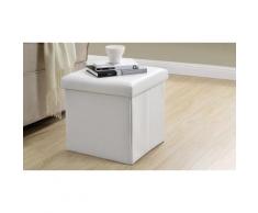 Pouf panca con contenitore: Bianco