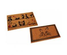 2x Zerbino in cocco: Gatti Love e Gatto