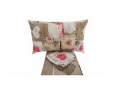 Biancheria letto Summer: Completo letto Matrimoniale / Cuori rossi