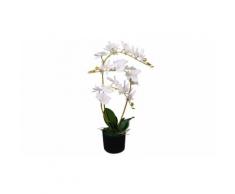 Pianta artificiale Orchidea 65 / Bianco