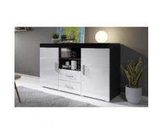 Credenza Randy: Nero-bianco