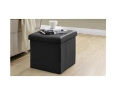 Pouf panca con contenitore: Nero
