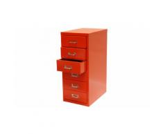 Cassettiera: 6 cassetti / Rosso