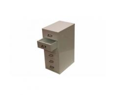 Cassettiera: 6 cassetti / Bianco