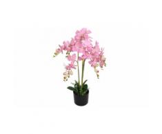 Pianta artificiale Orchidea 75 / Rosa