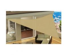 Tenda da sole triangolare: Sabbia / 4 x 4 x 4 m