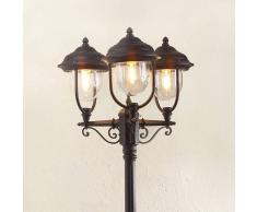 Konstmide Romantico candelabro a 3 lanterne PARMA, nero