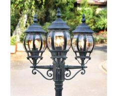 Lampenwelt.com Candelabro THEODOR, dal fascino antico