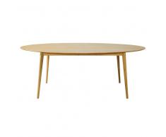Maisons du Monde Tavolo da pranzo vintage ovale 6/8 persone, 210 cm Elwood