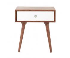 Maisons du Monde Comodino vintage in massello di legno di sheesham con cassetto L 44 cm Andersen