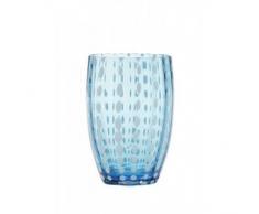 Zafferano Perle Set 6 bicchieri tumbler acqua marina