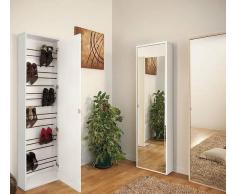 Flow Fusion Design Scarpiera Nilo10 Anta A Specchio Quercia