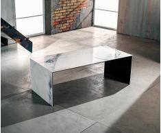 Duzzle Tavolino In Ceramica E Vetro Alaska