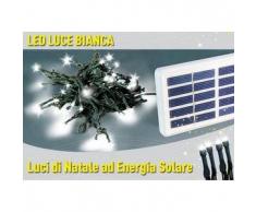 Luci di Natale esterno led energia solare batteria lunga durata pannello 100 led albero balcone