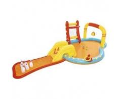 Piscina Gonfiabile Bestway 53068 per Bambini con Giochi Bersagli Scivolo Birilli
