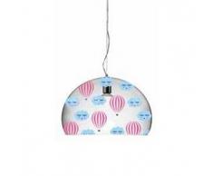 KARTELL KIDS lampada a sospensione SMALL FL/Y fly per bambini (Trasparente / Mongolfiera - PMMA trasparente)