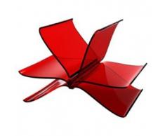 KARTELL portariviste FRONT PAGE (Rosso - PMMA trasparente)